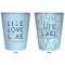 Live Love Lake Trash Can White - Front and Back - Apvl