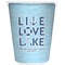Live Love Lake Waste Basket - Single Sided (White) (Personalized)