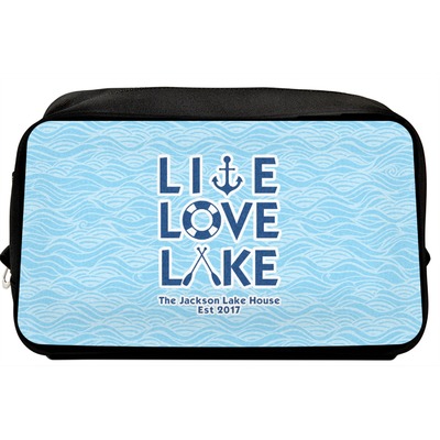 Live Love Lake Toiletry Bag / Dopp Kit (Personalized)