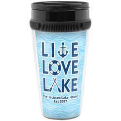 Live Love Lake Acrylic Travel Mug without Handle (Personalized)