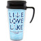 Live Love Lake Acrylic Travel Mug with Handle (Personalized)