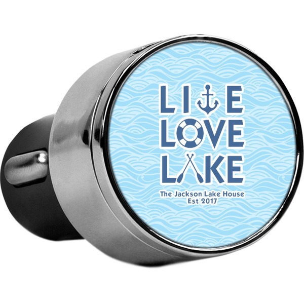 Custom Live Love Lake USB Car Charger (Personalized)