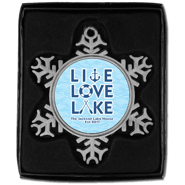 Live Love Lake Vintage Snowflake - In box