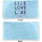 Live Love Lake Vinyl Check Book Cover - Front and Back