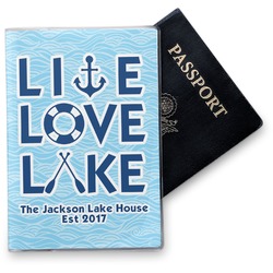 Live Love Lake Vinyl Passport Holder (Personalized)