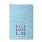 Live Love Lake Waffle Weave Golf Towel - Front/Main