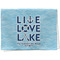 Live Love Lake Waffle Weave Towel - Full Print Style Image