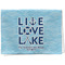 Live Love Lake Kitchen Towel - Waffle Weave (Personalized)