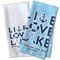 Live Love Lake Waffle Weave Towels - Two Print Styles