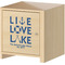 Live Love Lake Wall Graphic on Wooden Cabinet