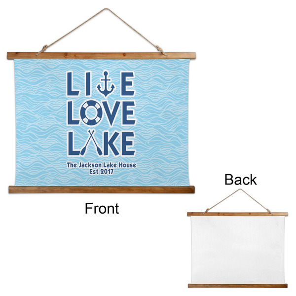 Live Love Lake Wall Hanging Tapestry - Landscape - APPROVAL