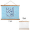 Live Love Lake Wall Hanging Tapestry - Landscape - APPROVAL