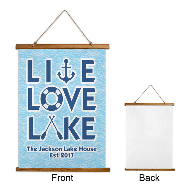 Live Love Lake Wall Hanging Tapestry - Portrait - APPROVAL