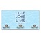 Live Love Lake Wall Mounted Coat Hanger - Front View