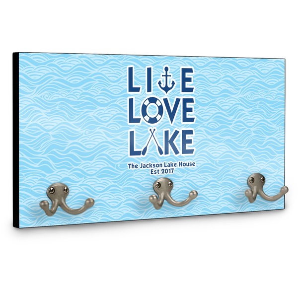 Live Love Lake Wall Mounted Coat Hanger - Side View