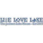 Live Love Lake Name/Text Decal - Medium (Personalized)
