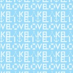 Live Love Lake Wallpaper & Surface Covering (Water Activated 24"x 24" Sample)