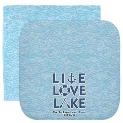 Live Love Lake Facecloth / Wash Cloth (Personalized)