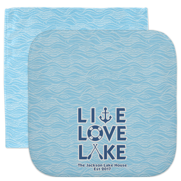 Custom Live Love Lake Facecloth / Wash Cloth (Personalized)