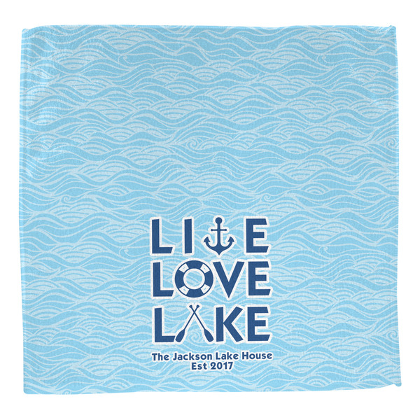 Live Love Lake Washcloth - Front - No Soap