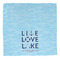 Live Love Lake Washcloth - Front - No Soap