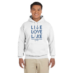 Live Love Lake Hoodie - White (Personalized)