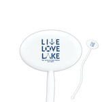 Live Love Lake Oval Stir Sticks (Personalized)