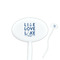 Live Love Lake Oval Plastic Stir Sticks (Personalized)