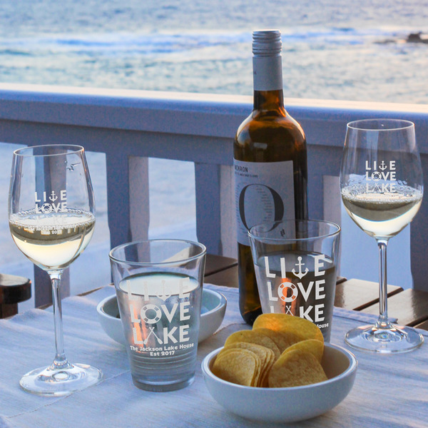 Live Love Lake Wine Glasses - Lifestyle (UPDATE)
