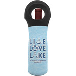 Live Love Lake Wine Tote Bag (Personalized)