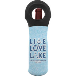 Live Love Lake Wine Tote Bag (Personalized)