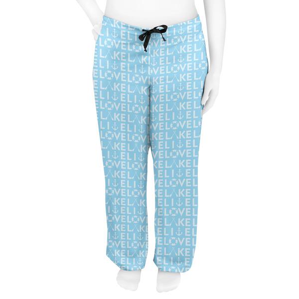 Live Love Lake Women's Pj on model - Front