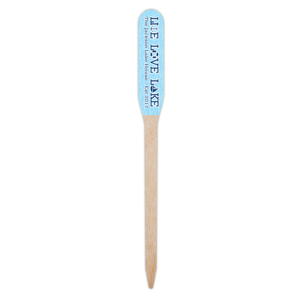 Live Love Lake Wooden Food Pick - Paddle - Single Pick