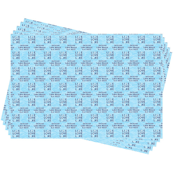 Live Love Lake Wrapping Paper - 5 Sheets Approval