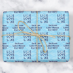 Live Love Lake Wrapping Paper (Personalized)