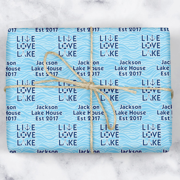 Live Love Lake Wrapping Paper - Main