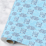 Live Love Lake Wrapping Paper Roll - Large (Personalized)