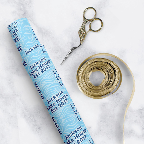 Live Love Lake Wrapping Paper Rolls - Lifestyle 1