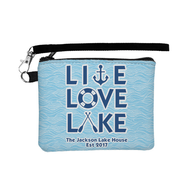 Custom Live Love Lake Wristlet ID Case w/ Name or Text