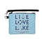 Live Love Lake Wristlet ID Cases - Front