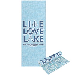 Live Love Lake Yoga Mat - Printable Front and Back (Personalized)