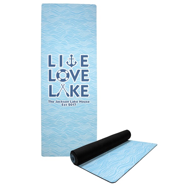 Custom Live Love Lake Yoga Mat (Personalized)