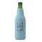 Live Love Lake Zipper Bottle Cooler - FRONT (bottle)