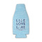 Live Love Lake Zipper Bottle Cooler - Set of 4 - FRONT
