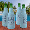Live Love Lake Zipper Bottle Cooler - Set of 4 - LIFESTYLE
