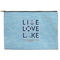 Live Love Lake Zipper Pouch Large (Front)