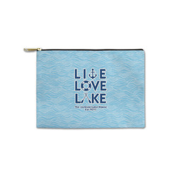 Live Love Lake Zipper Pouch - Small - 8.5"x6" (Personalized)
