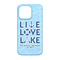 Live Love Lake iPhone 13 Case - Back