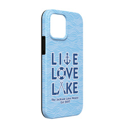 Live Love Lake iPhone Case - Rubber Lined - iPhone 13 Pro (Personalized)