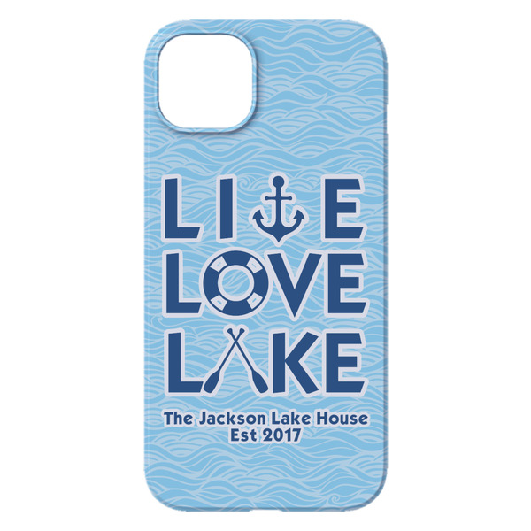 Live Love Lake iPhone 14 Plus Case - Back